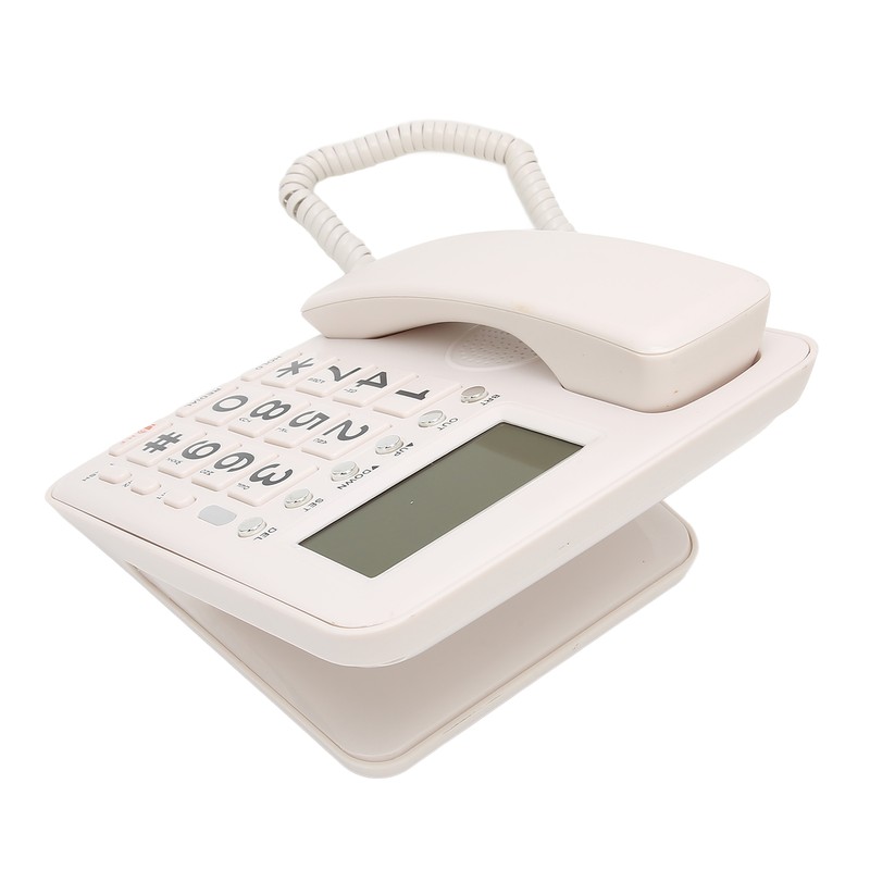 Desk Phone Caller ID Vertical Fixed Hands Free Calling Corded