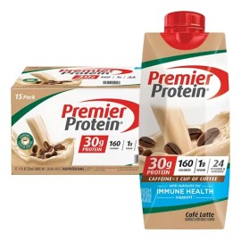 Premier Protein Café Latte Café Latte Pack/15 Malteadas