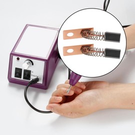 SG Store 4pcs Carbon Brush 4x3x3mm Compatible with Marathon Nail Drill Electric Manicure Machine