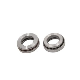 A ABSOPRO 2pcs Silver Tone Motorcycle Steering Stem Thrust Ball Roller Bearing for GN-125 Item Replacement