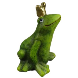 Generisch Frog King 14 x 10 x 9 cm Frog King Lurch Animal Figurine Decoration GTT J168