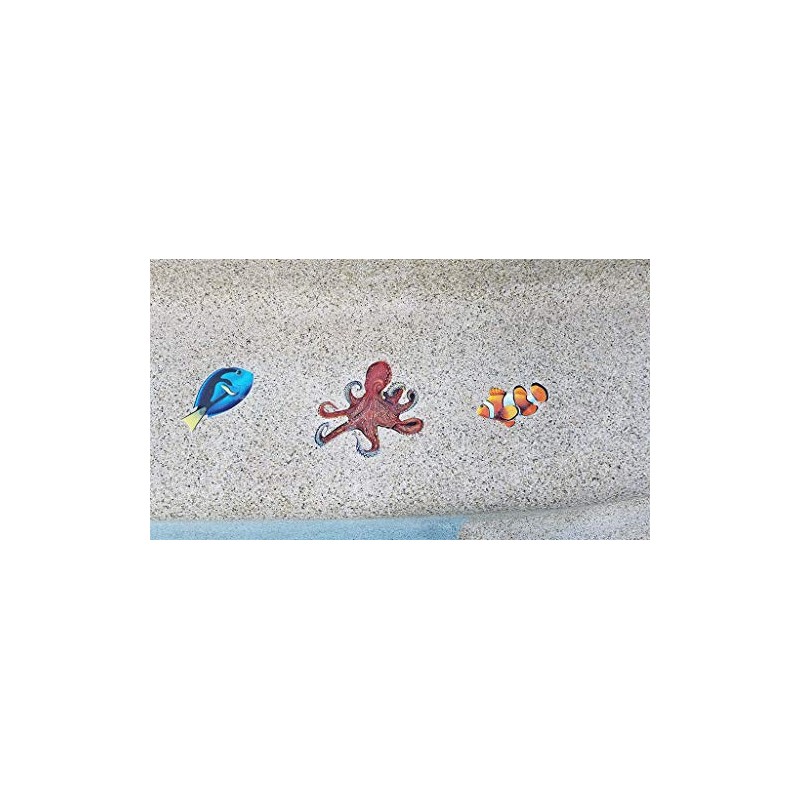 Clown Fish Porcelain Swimming Pool Mosaic (5" x 3")