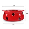Urban Lifestyle Teapot Warmer Tea Warmer Ceramic (Red) Tea Oven