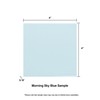 Giorbello Glass Subway Backsplash Tile, 4x4, Morning Sky Blue, Sample