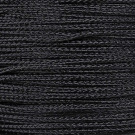 PARACORD PLANET Micro Accessory Bead Cord in 125 Foot Spools 1.18mm Diameter (Black)