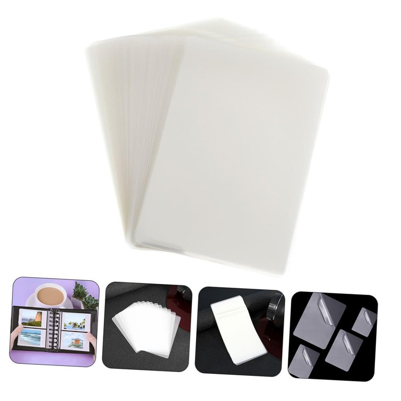 Gatuida 100Sheets Laminating Film Laminating Pouches for Photos Documents Id