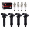 Ignition Coils & Spark Plug 4Pcs For Yamaha Waverunner FX1000