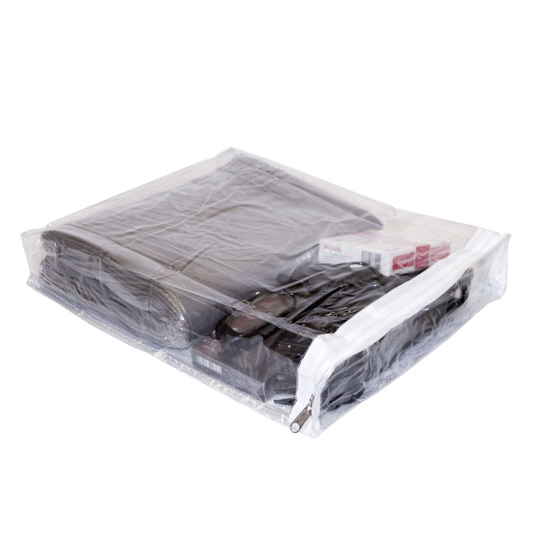Vinylpac 10-Pack Clear Vinyl Zippered Storage Bags 9 x 11