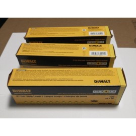 DEWALT Lot of 3 - DEWALT 50626-PWR BOX OF 10 .27 CAL. STRIP LOADS YELLOW POWER LEVEL 4