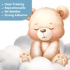 DECOWALL SG2-2407 Sweet Dreams Wall Stickers Bear Quote Stars Clouds