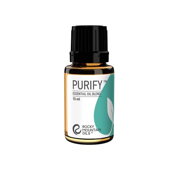 Rocky Mountain Oils Purify Essential Oil Blend - 100% Pure and Natural Essential Oils for Diffuser, Topical, and Home -15ml