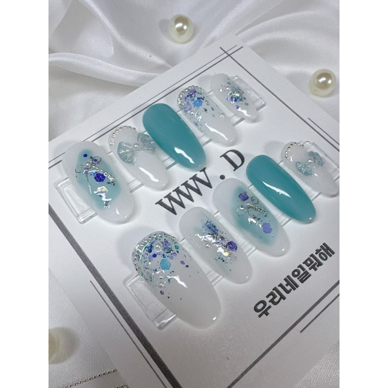 Blue Potion Sparkle, what do we do with our nails,
