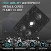 JIAHCN Front Tow Hook License Plate Bracket Holder Compatible with