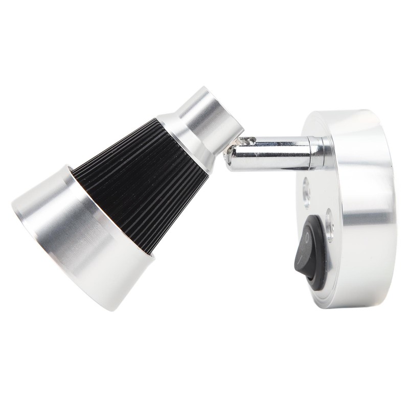 LED RV Bedside Lamp DC12 to 24V Silver 3W 3000K