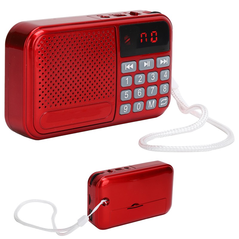 K-89 Multifunction Portable FM Radio USB Audio Player Support Memory