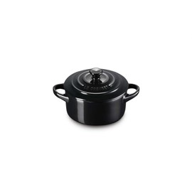 Le Creuset 71901101400000 Mini Stoneware Cocotte 200 ml 10 x 5 cm Glossy Black