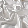 Fashion White Duvet Cover Set Double Size Silk Like Satin