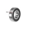 sourcing map 6800-2RS Deep Groove Ball Bearing 10x19x5mm Double Sealed