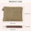 AdiStylinno Womens Straw Clutch Bag, Bohemian Summer Beach Purse Elegant