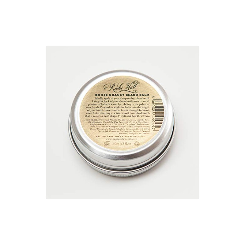 Captain Fawcett Ricki Hall Booze & Baccy Beard Balm 60ml