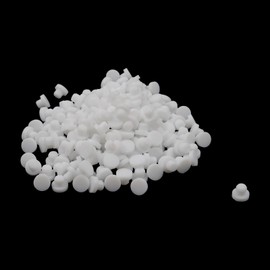 Tighall 200pcs White Plastic Plugs for Holes Screw Covers for Furniture Cabinet Insert End Caps