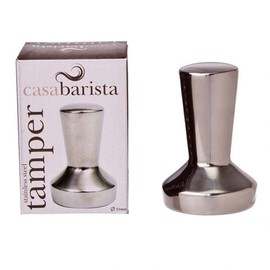 NEWCASABARISTA Stainless Steel Coffee Tamper 51mm 220g Polished Stainless Steel Tampa Tamp Espresso Barista