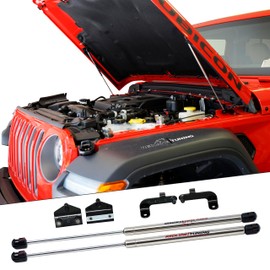 Redline Tuning 21-20006-03 Hood QuickLIFT Elite Bolt in System Compatible with Jeep Gladiator Mojave 2020+ (No Drilling Required, Stainless Steel Struts)