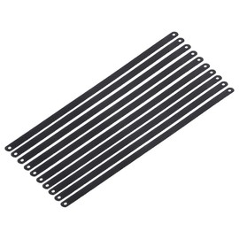 Dapetz ® Hacksaw Blades 12” Bi-Metal 24 TPI Flexible High Speed Saw Carbon Steel Hacksaw Replacement Blades 300mm Direct Cutting Mild Steel & Soft Non-Ferrous Metals 10PCS