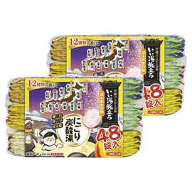 Hakugen Earth Good hot spring trip Nigori carbonated bath Relaxing weather 12 kinds of scents 48 pieces, 2.16kg, 2 pieces / 하쿠겐어스 좋은 온천 여행 니고리 탄산탕 편안한 날씨 12종류의 향기 48개입, 2.16kg, 2개