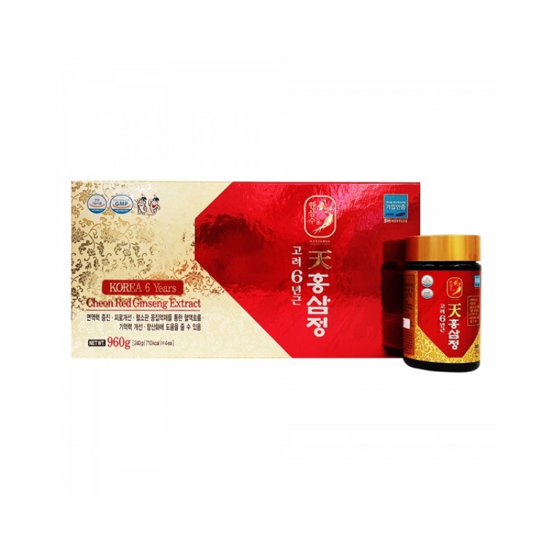 Han Sam-su 4 bottles of Goryeo 6-year-old red ginseng extract,