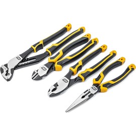 Gearwrench - 4 Pc Mixed Dual Material Plier Set (82203C-06)