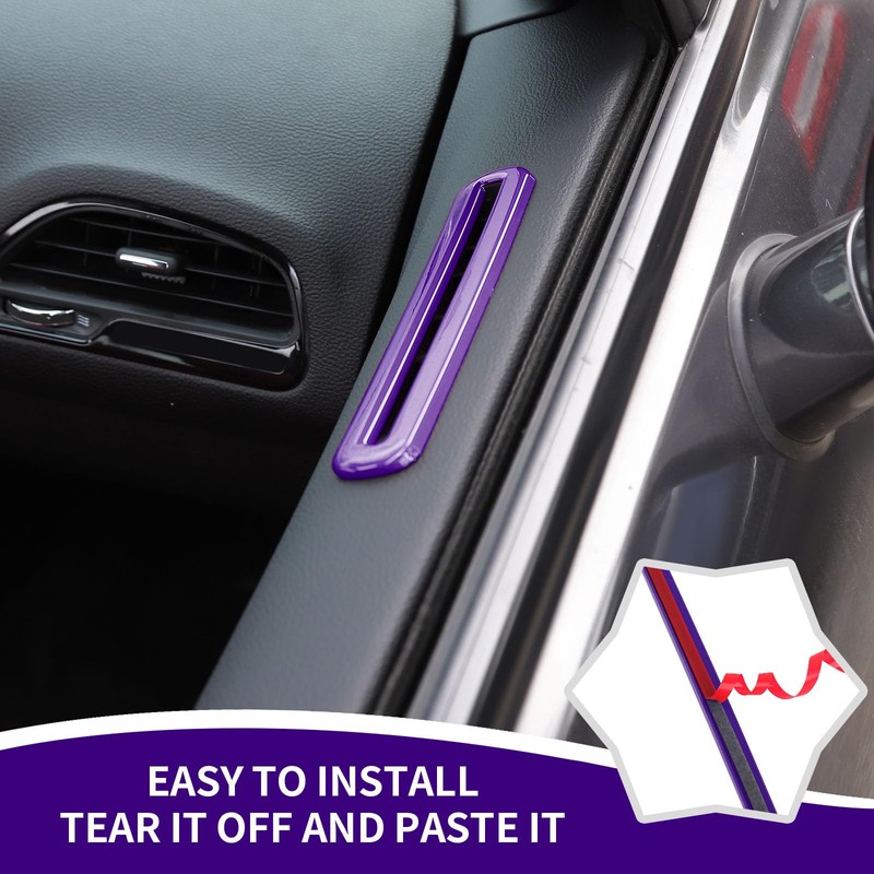 RAZPOY for Challenger Door Air Vent Trim, Door AC Air