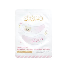 The Crème Shop Beary Smooth Hydrogel Under Eye Patches Cute Beary Design - Caffeine & Vitamin C (Pack of 1)