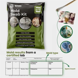 Mold Test Kit – Lab Fees Included, Detects 20+ Mold Types & Pollen, Easy-to-Use Guide, Professional-Grade Testing (1 Pack)