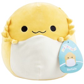 Squishmallows Bertwin original de 8 pulgadas, el dragón barbudo amarillo, peluche oficial de jazwares, juguete de peluche suave y blando, añade a tu escuadrón, regalo para niños, niñas y niños