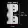 18 Teeth Ceramic Blade Compatible with Oster Fast Feed Clippers