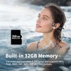 Bone Conduction Headphones Bluetooth, Open-Ear Wrieless Swimming Earphones IPX8 Waterproof,