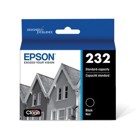 Epson 232 Claria Ink Cartucho Negro de Capacidad estándar (T232120-S) Funciona con Workforce WF-2930, WF-2950, Expression XP-4200, XP-4205