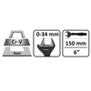 Najder Adjustable Wrench Pipe Wrench & Adjustable Wrench Chrome Vanadium