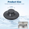 2 Pack Kitchen Sink Stopper, Garbage Disposal Dishwasher Plug Cap,