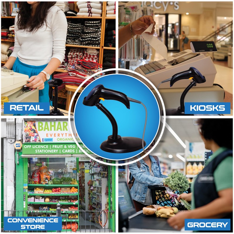 Nadex Handheld Barcode Laser Scanner for Cash Register CR360 /