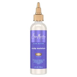 SHEA MOISTURE Crema Hidratante para Cuero Cabelludo y Pelo con Aloe, Vitamina B3 y Aloe Butter, 4 oz, Color Púrpura
