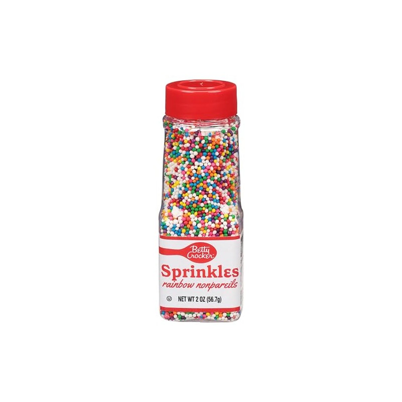 Betty Crocker Sprinkles, Assorted Nonpareil, 2 oz