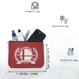 KUIYAI Smash Club Est 1999 Reißverschlusstasche für Fan, Gamer-Geschenk, Spieler-Geschenk, Videospieler-Geschenk, Smash Clubuk, modisch