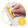 Jalema Clip Plus 5712525 Filing Clips Assorted Colours Pack of