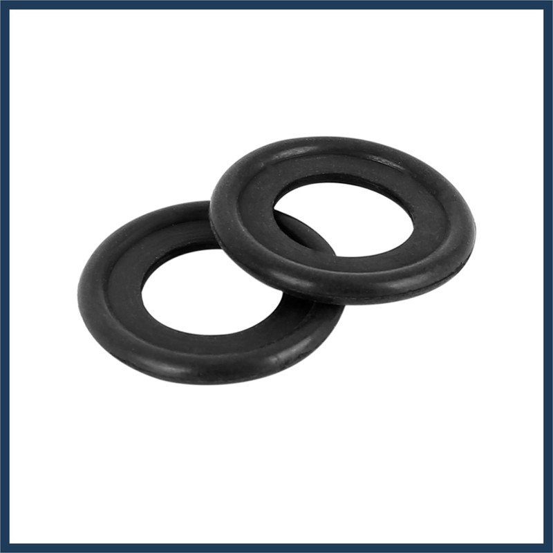 INFINAUTO 10pcs M12 Rubber Oil Drain Plug Washers Seals Gaskets