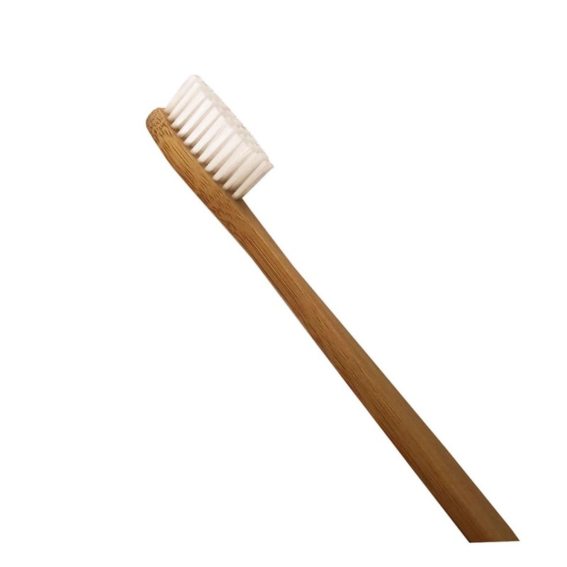Gatuida 4pcs Biodegradable Bamboo Toothbrushes with Ergonomic Handle for Adults