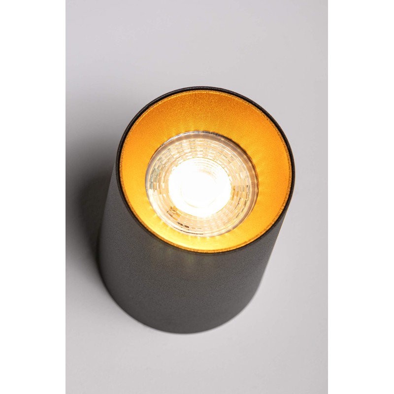 GTV Lighting Aero II Ceiling Light, Surface-Mounted Downlight, Aluminium, 70