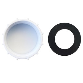 32mm Blanking Cap with Washer for Sink Waste Pipe | Universal 1.25 Inch Appliance Trap Plug for Washing Machine Dishwasher Drain Pipe Stopper (Pack of 2)