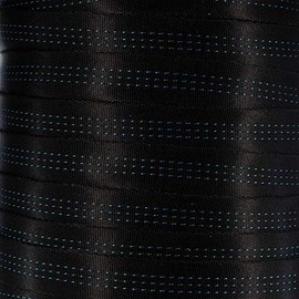 West Coast Paracord 1-Inch Tubular Nylon Webbing – Premium Heavy Duty Lightweight with Breaking Strength of 4000 Pounds – Outdoor All Purpose Straps for Climbing and Securing (Black, 5 Yards)